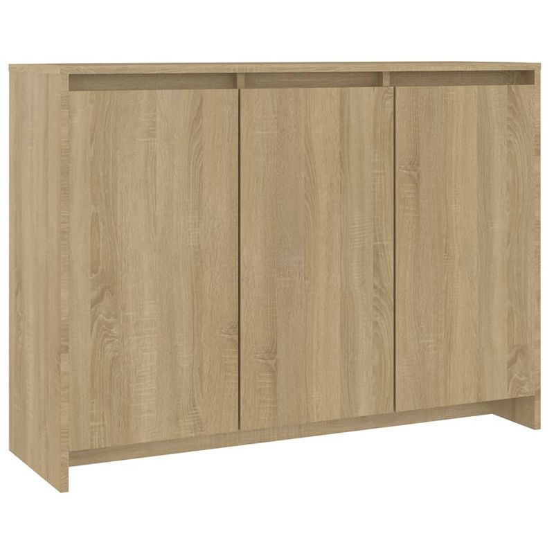 Foto van Vidaxl dressoir 102x33x75 cm spaanplaat sonoma eikenkleurig