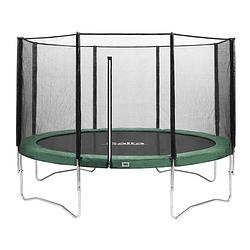 Foto van Salta combo trampoline rond met veiligheidsnet - 366 cm - groen