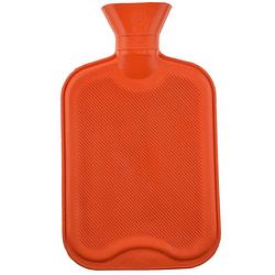 Foto van Orange85 warmwaterkruik - kruik - zak - rood - 2 liter - rubber - unisex