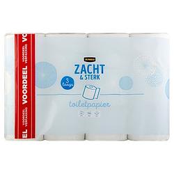 Foto van Jumbo toiletpapier zacht & sterk 3laags voordeelverpakking 24 rollen