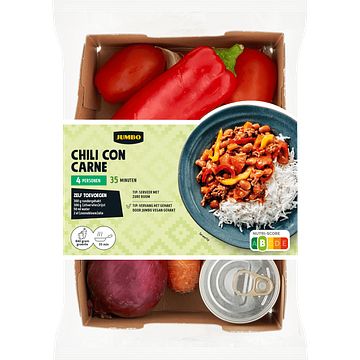 Foto van Jumbo maaltijdpakket chili con carne 4 personen