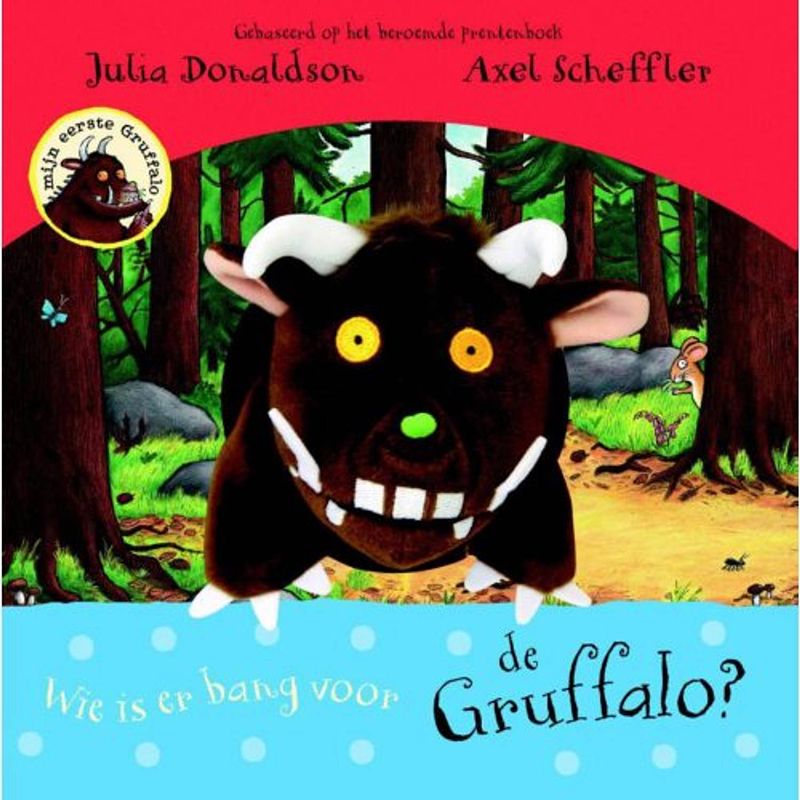 Foto van Wie is er bang voor de gruffalo? handpopboek