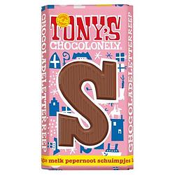 Foto van Tony'ss chocolonely s chocoladeletterreep 180g bij jumbo