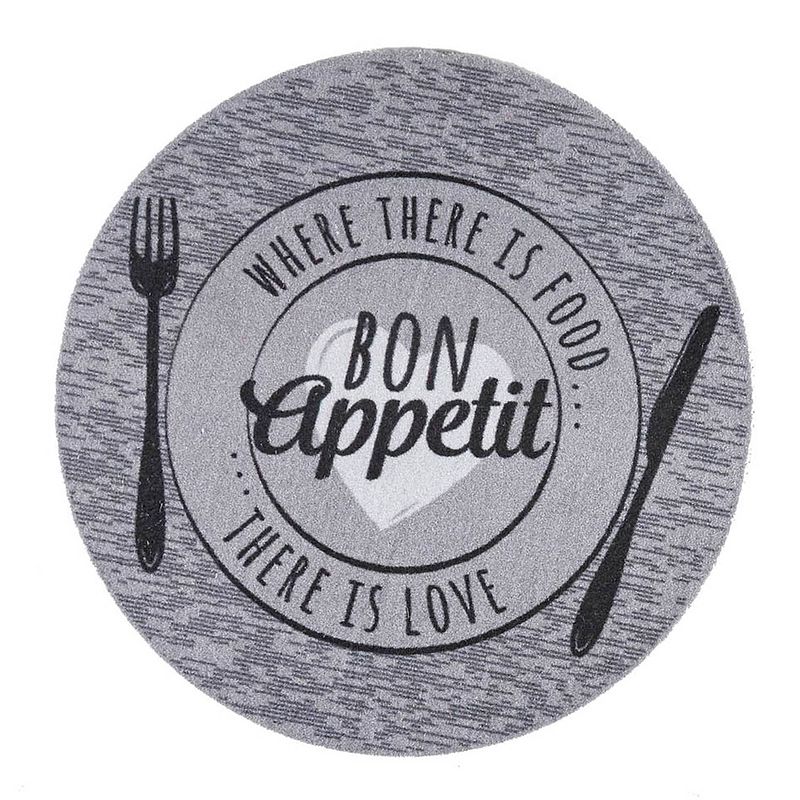 Foto van Md entree - keukenloper - cook&wash - bon appetit love - 67 cm ø