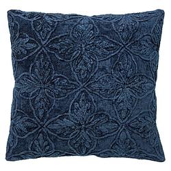 Foto van Dutch decor amar - kussenhoes van katoen 45x45 cm insignia blue - blauw - blauw