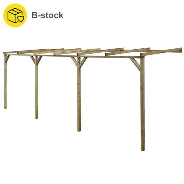 Foto van Vidaxl b-stock pergola 2x6x2,2 m geïmpregneerd massief grenenhout