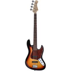 Foto van Fazley fjb218sb elektrische basgitaar sunburst