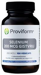 Foto van Proviform selenium 200mcg gistvrij capsules