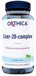 Foto van Orthica ijzer-20-complex tabletten