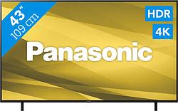 Foto van Panasonic tx-43lxw704 led-tv 108 cm 43 inch energielabel g (a - g) ci+*, smart tv, wifi, uhd zwart