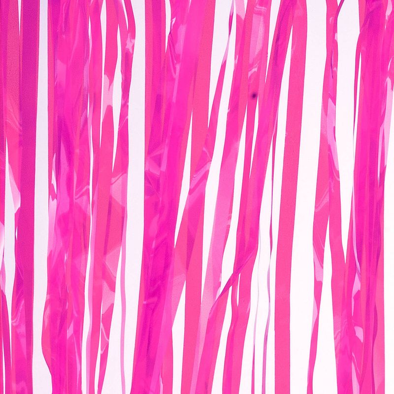 Foto van Folie deurgordijn roze metallic 200 x 100 cm - feestdeurgordijnen