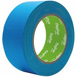 Foto van Showgear megatape ut120 fluor tape fluorescerende gaffa tape 19 mm x 25 m, blauw