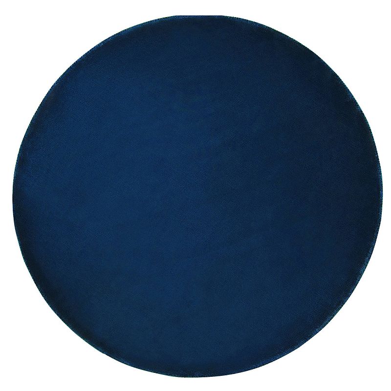 Foto van Beliani gesi ii - vloerkleed-blauw-viscose