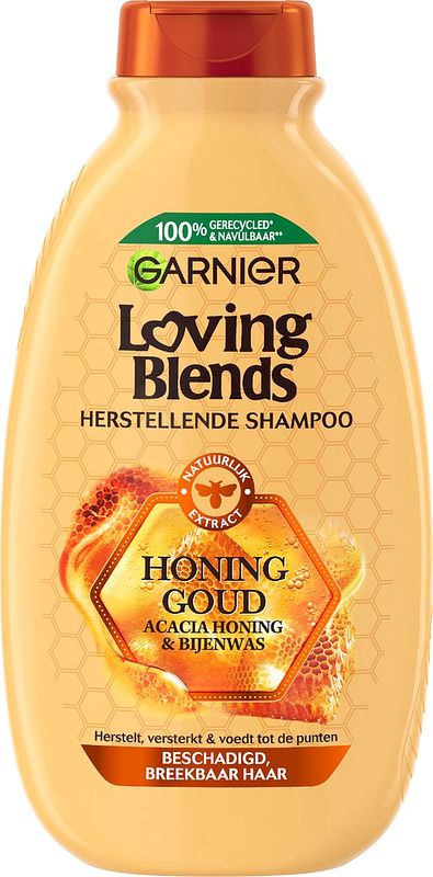 Foto van Garnier loving blends shampoo honing goud 300ml bij jumbo