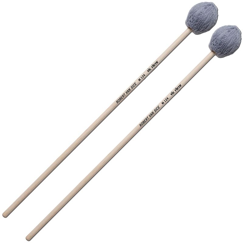 Foto van Vic firth robert van sice signature gray medium mallets