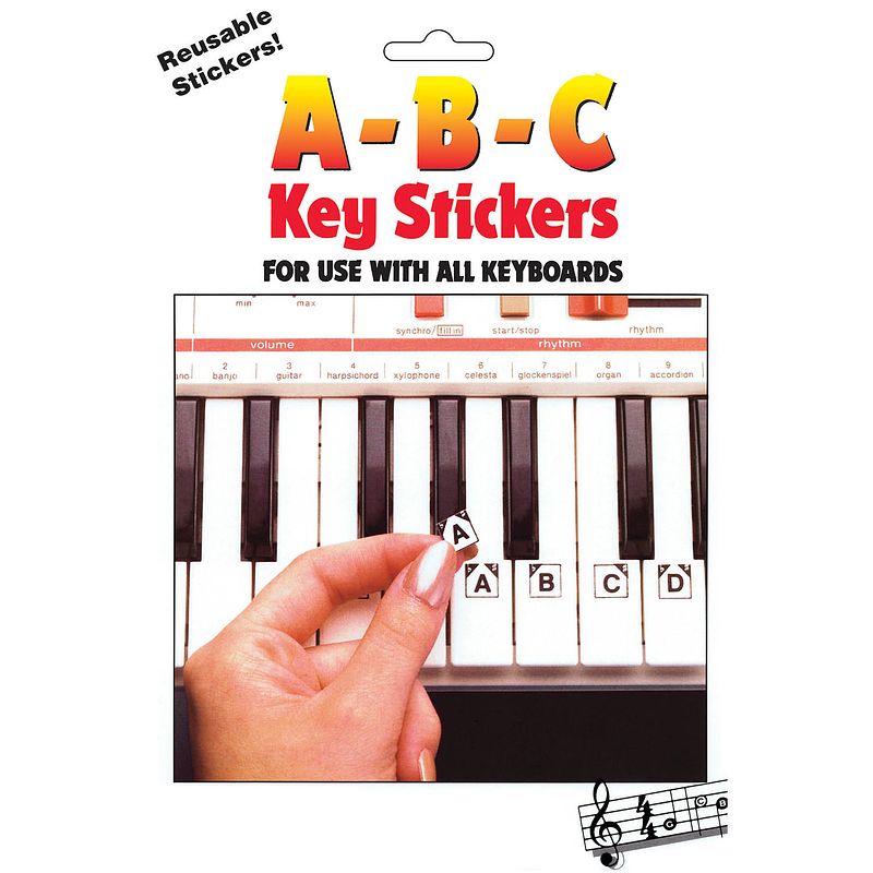 Foto van Hal leonard abc toetsen stickers