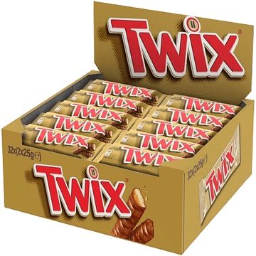 Foto van Twix doos 32 stuks x 50g bij jumbo