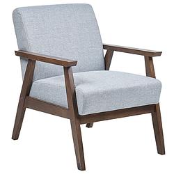 Foto van Beliani asnes - fauteuil-grijs-polyester