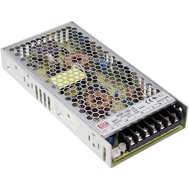 Foto van Mean well rsp-150-7.5 ac/dc inbouwnetvoeding gesloten 20 a 150 w 7.5 v/dc