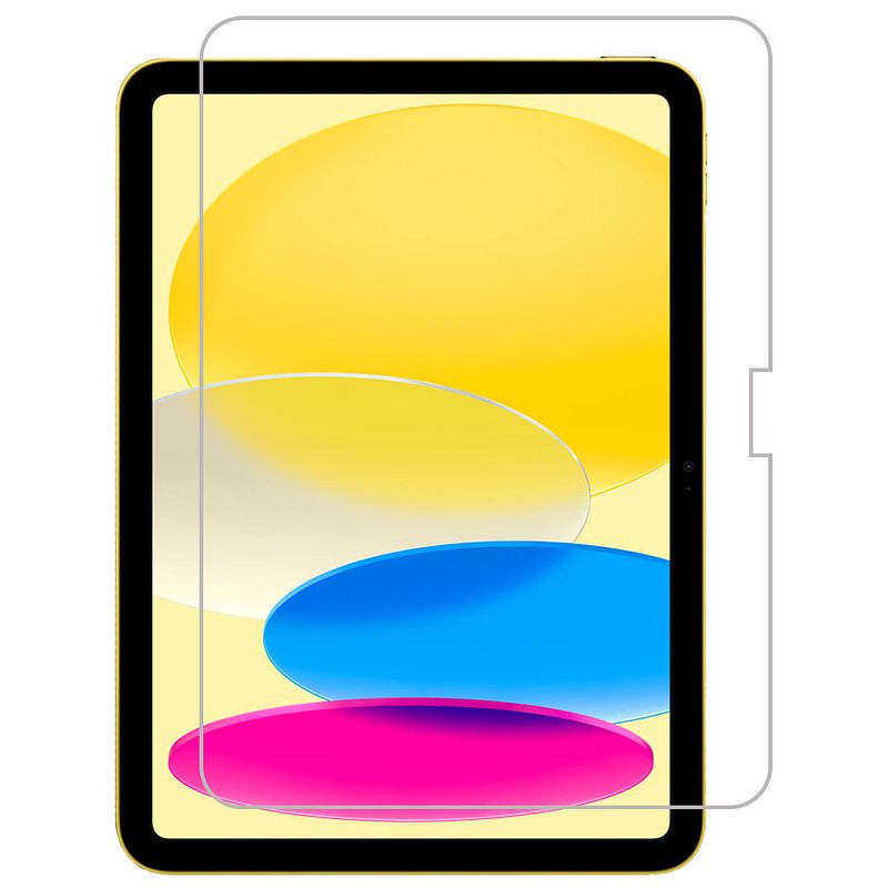 Foto van Basey ipad 10 2022 screenprotector tempered glass beschermglas - ipad 10 screen protector glas