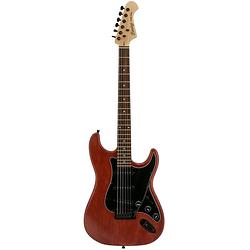 Foto van Fazley outlaw series sheriff basic sss red elektrische gitaar met gigbag