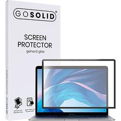 Foto van Go solid! screenprotector voor macbook air m1 13,3-inch gehard glas