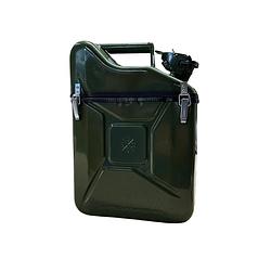 Foto van Unieke opbergdoos - jerrycan giftbox - groen - 10l - dbm groen