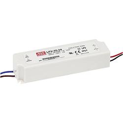 Foto van Mean well lpv-35-24 led-transformator constante spanning 36 w 0 - 1.5 a 24 v/dc niet dimbaar, overbelastingsbescherming