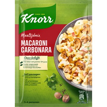 Foto van Knorr maaltijdmix macaroni carbonara 64g bij jumbo