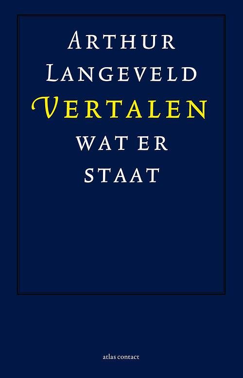 Foto van Vertalen wat er staat - arthur langeveld - ebook (9789045023182)