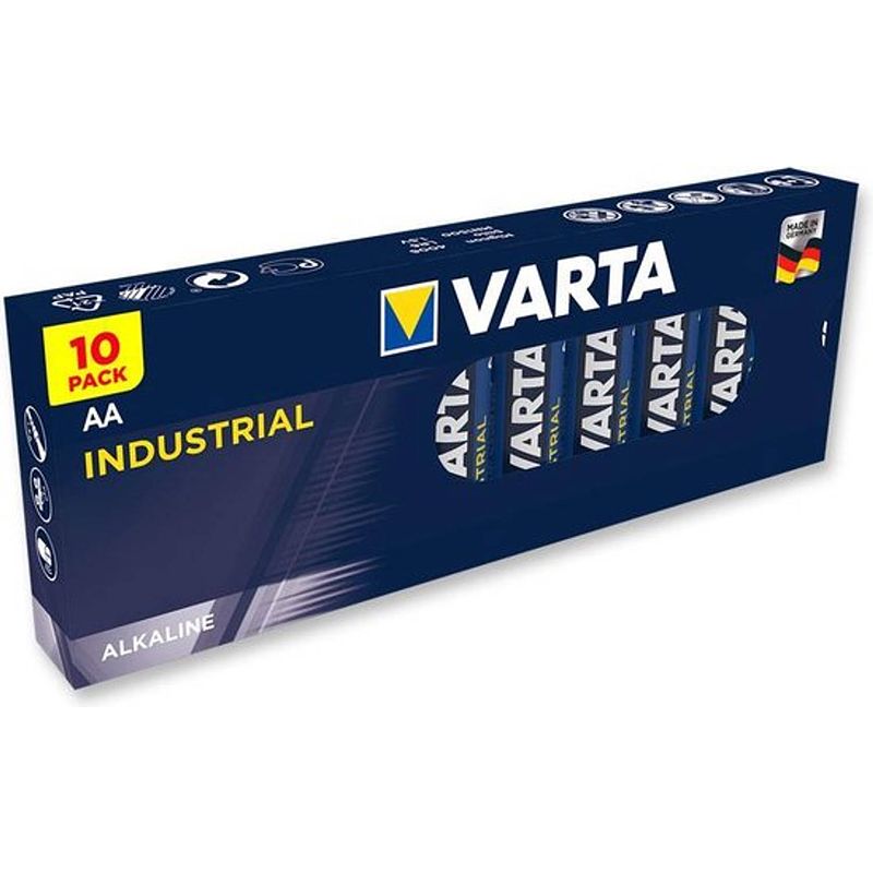 Foto van Varta industrial pro mignon aa batterij 4006 (10st) 4008496882069