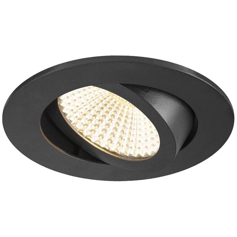 Foto van Slv 1007426 new tria 68 led-inbouwlamp led 11 w zwart