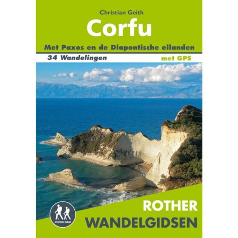 Foto van Rother wandelgids corfu - rother wandelgidsen