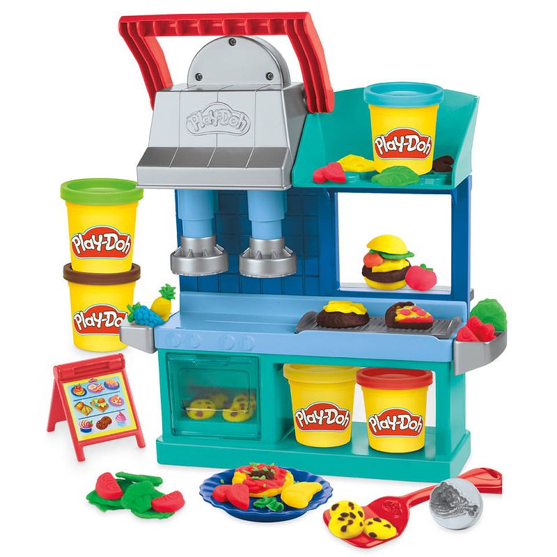 Foto van Play-doh kitchen creations busy chef's restaurant speelset