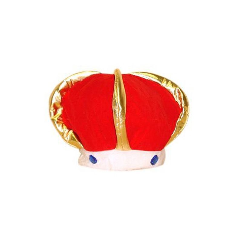Foto van Pluche koning kroon verkleed hoed - verkleedhoofddeksels