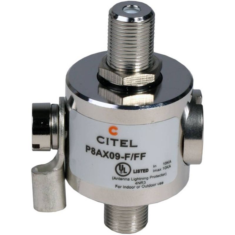 Foto van Citel 60211 p8ax09-f/ff overspanningsveilige module overspanningsbeveiliging voor: dvb-s, satelliet (f-stekker) 20 ka 10 stuk(s)