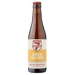 Foto van De 7 deugden koor + blond bier fles 330ml bij jumbo