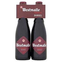 Foto van Westmalle trappist dubbel flessen 4 x 33cl bij jumbo