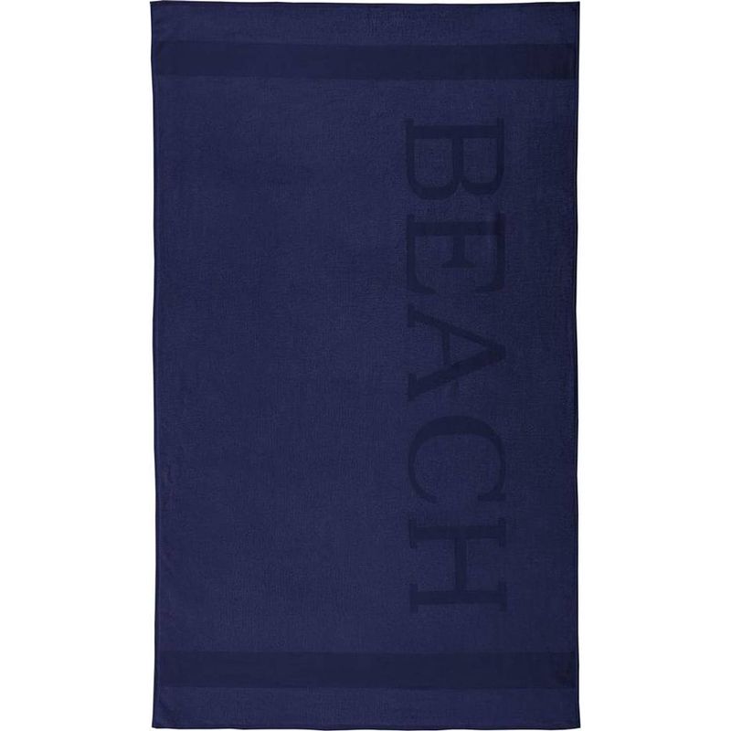 Foto van Lucca - beach - strandlaken - 100x200 - navy