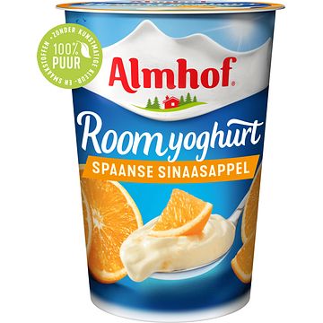 Foto van Almhof roomyoghurt spaanse sinaasappel 500g bij jumbo