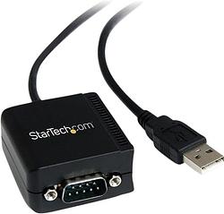 Foto van Startech usb naar rs232 seriële kabel converter met com
