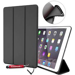 Foto van Hem apple ipad air 2 bookcover zwart met siliconenachterkant en hoesjeswebstylus - ipad hoes, tablethoes