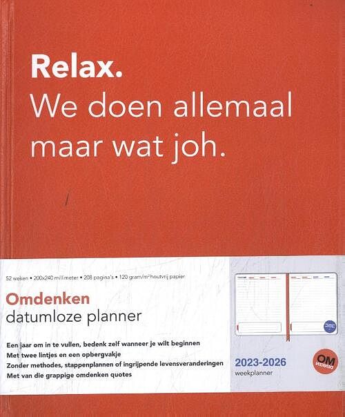 Foto van Omdenken planner groot - omdenken - paperback (9789083293134)