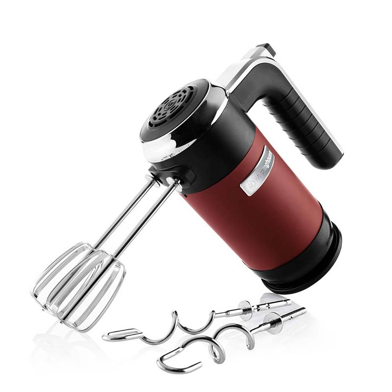 Foto van Westinghouse retro handmixer - rood