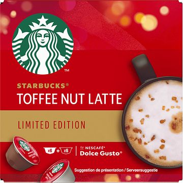 Foto van Starbucks toffee nut latte limited edition 12 capsules 127, 8g bij jumbo