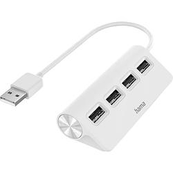 Foto van Hama 4 poorten usb 2.0-hub wit