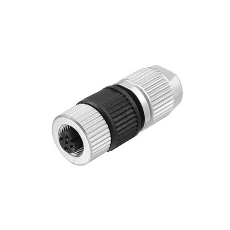 Foto van Weidmüller 1852750000 sensor/actuator connector, niet geassembleerd m12 aantal polen: 4 bus, recht 1 stuk(s)