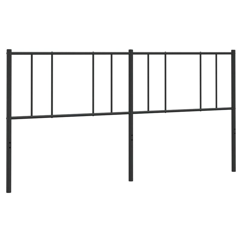 Foto van The living store hoofdbord metalen - 206 x 3 x 90 cm - robuuste constructie