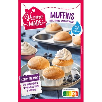 Foto van Homemade complete mix voor muffins 275g bij jumbo