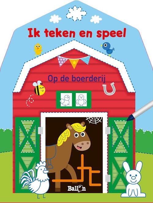 Foto van Ik teken en speel op de boerderij - paperback (9789403222424)